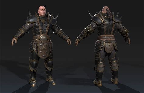 ArtStation - Diablo II Resurrected - Armor Sets and Helms, BOSi Art ...