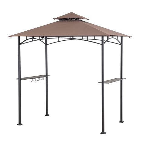 Sunjoy Meijer 5 Ft W X 8 Ft D Metal Grill Gazebo Reviews Wayfair