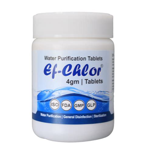 NaDCC Tablets Ef Chlor Water Purification Tablets