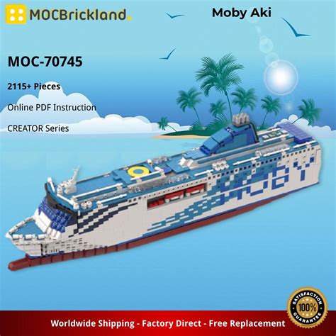 Moby Aki CREATOR MOC 70745 By Bru Bri Mocs WITH 2115 PIECES MOC Brick