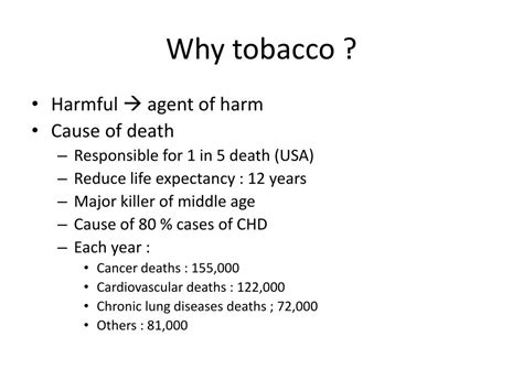 PPT SMOKING CESSATION Treating Tobacco Use And Dependence