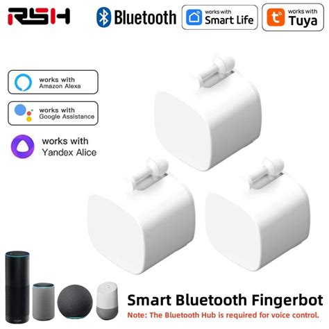 RSH Tuya Bluetooth Finger Robot Switch Button Pusher Smart Life APP