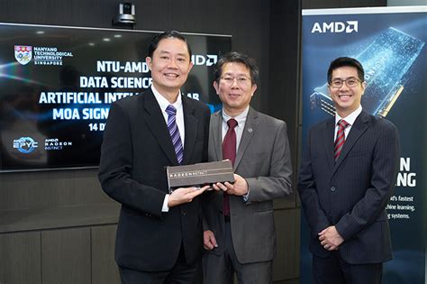 AMD joins hands with NTU Singapore to launch AI lab - SME horizon