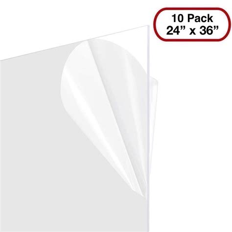 Clear Plexiglass Styrene Sheets (10-pack) | Michaels