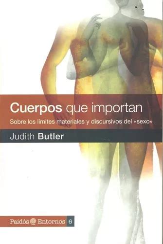 Cuerpos Que Importan De Judith Butler Editorial Paid S Tapa Blanda