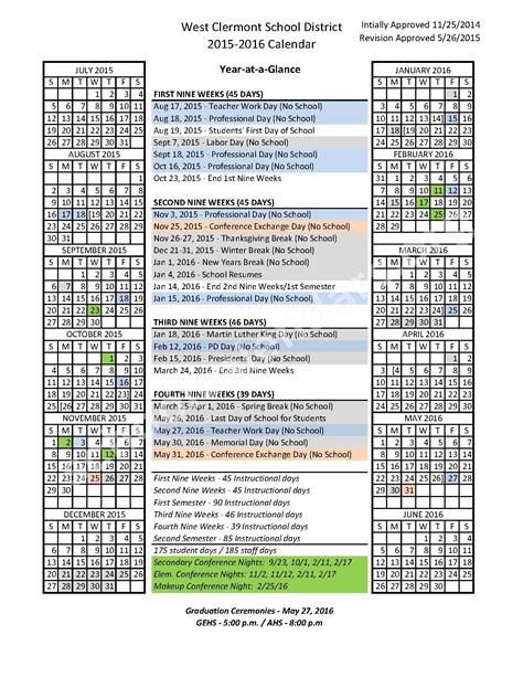 West Clermont School District Calendar 2024 - Schoolcalendars.net