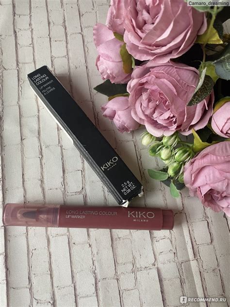 Маркер для губ KIKO LONG LASTING COLOUR LIP MARKER - «Помада-фломастер ...