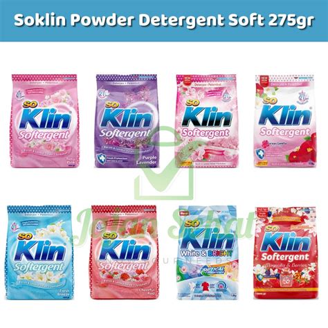 Jual Soklin Powder Detergent Soft 215gr Shopee Indonesia