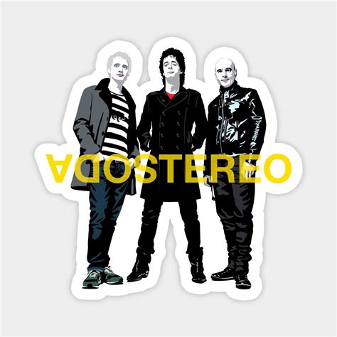 SODASTEREO By Sauher Soda Stereo Band Stickers Stickers