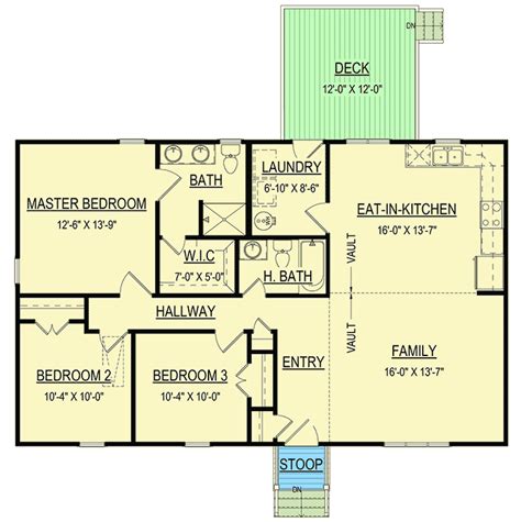 Charming Traditional Split-Bedroom Ranch House Plan - 83602CRW ...