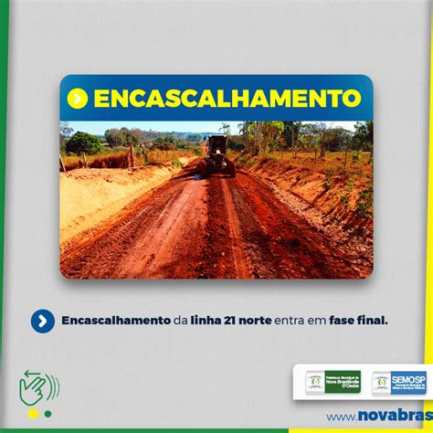 Semosp E Semaic Realizam Encascalhamento Da Linha Norte