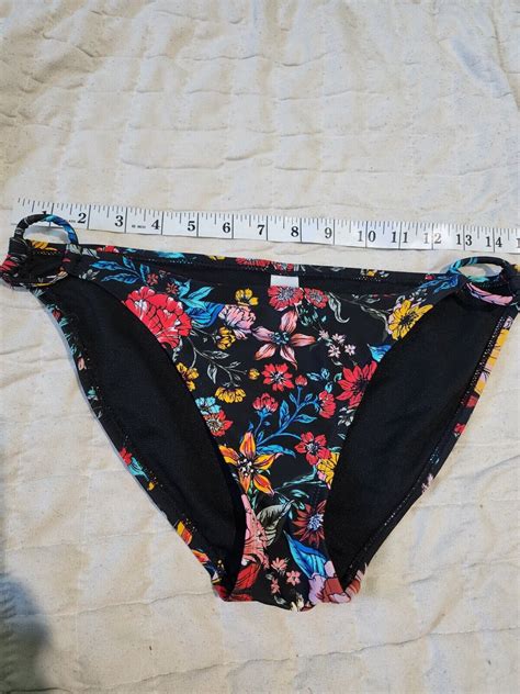 No Boundaries Floral Bikini Bottom Swimwear Women S S Gem