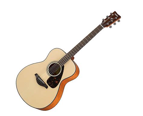 Yamaha FS800 Solid Spruce Top OM Acoustic Guitar Natural Reverb