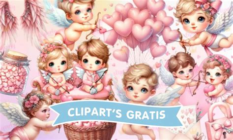 Cliparts Amor Y Amistad Cupido Alas Globos Cliparty Imagenes