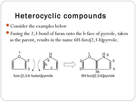 Heterocyclic Compounds Classification Nomenclature Ppt