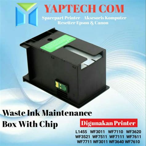 Waste Ink Maintenance Box With Chip L1455 Maintenance Box T6711