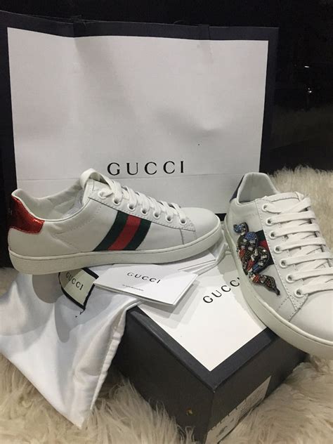 Tenis Gucci Dama 100 Originales Cristal Bordado Serpiente 8 500 00