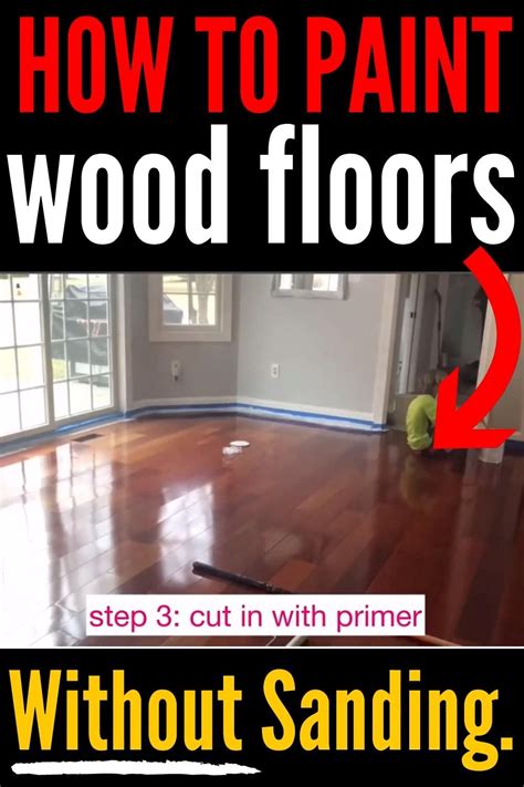 How To Paint Wood Floors Without Sanding Artofit