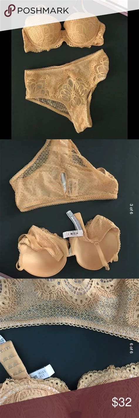 Victorias Secret Dream Angels Lined Demi Bra Set