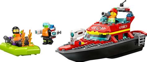 LEGO® City 60373 Fire Rescue Boat - Build and Play Australia