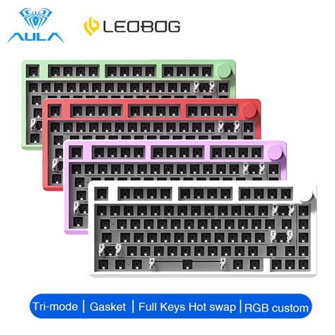 Aula Leobog Hi Customized Keyboard Keys Tri Mode Type C G