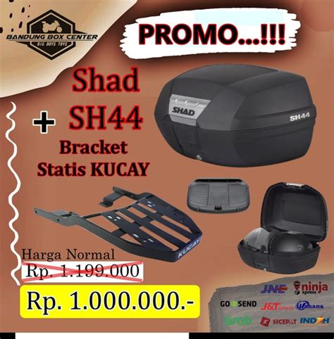 Jual Promo Paket Box Motor Shad Sh Bracket Statis Kucay Shad Sh