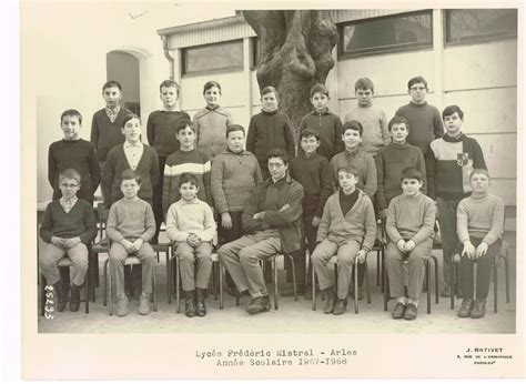 Photo De Classe Lycée Mistral 5° 1967 68 De 1968 Collège Frédéric