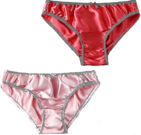 Kvinnors Mulberry Silk Trosor Silk Sexy Bikini Silk Briefs Satin Underkläder 2st Fruugo SE