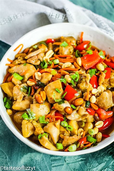 Kung Pao Chicken Recipe Easy Chinese Chicken Recipe With Peanuts