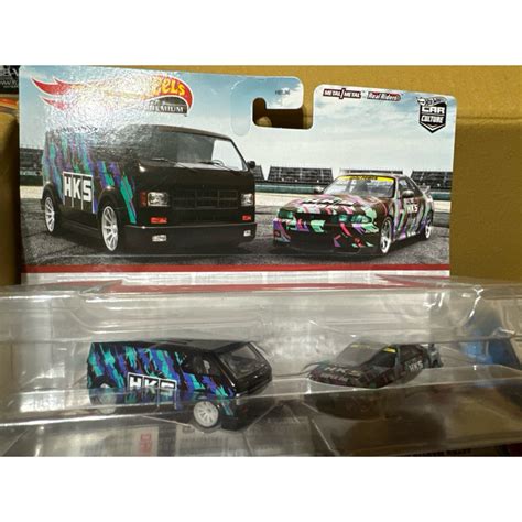 HOT WHEELS 風火輪 汽車文化 HKS 塗裝 R GTR 雙車組 蝦皮購物