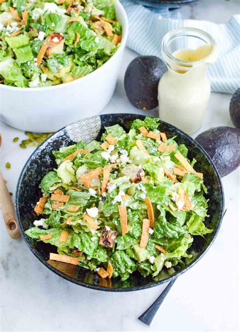 Southwest Chicken Taco Salad With Cilantro Ranch Dressing