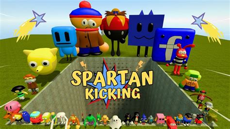 SPARTAN KICKING ALL 3D SANIC CLONES MEMES NEXTBOT V1 To V9 YouTube