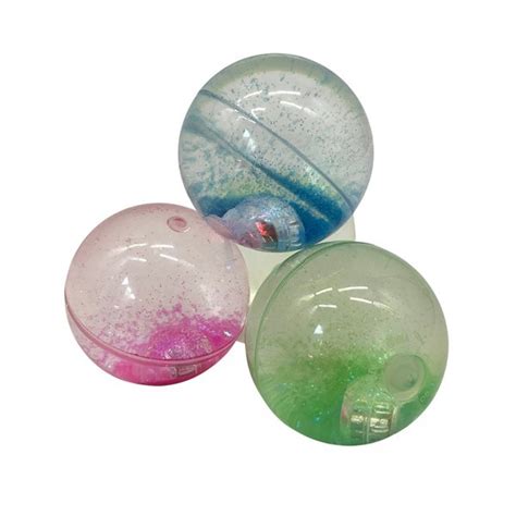 Pepeganga S A Pelota Maciza Con Luz CAJA X12 Varios Colores