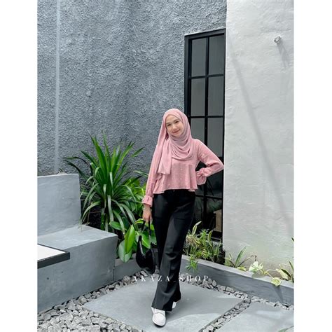 Jual ASOKA TOP BY Akaza Atasan Wanita Crop Top Cantik Shopee Indonesia