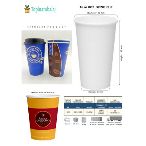 16 Oz HOT DRINK CUP OZELU