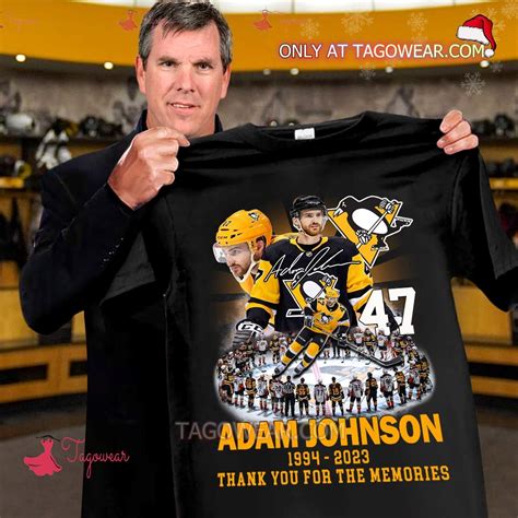 Adam Johnson 1994-2023 Thank You For The Memories Pittsburgh Penguins Shirt - Tagowear