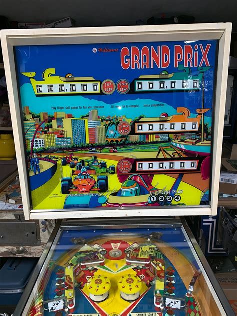 Grand Prix Pinball Machine Williams 1976 Image Gallery Pinside