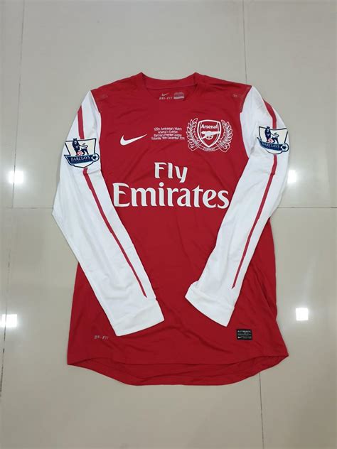 12 years old!!!! Authentic Arsenal 125th Anniversary Player Issue ...