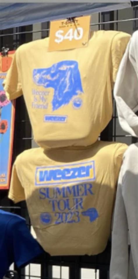 Tour Merch Help : r/weezer