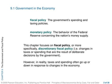 Ppt The Government And Fiscal Policy Powerpoint Presentation Free