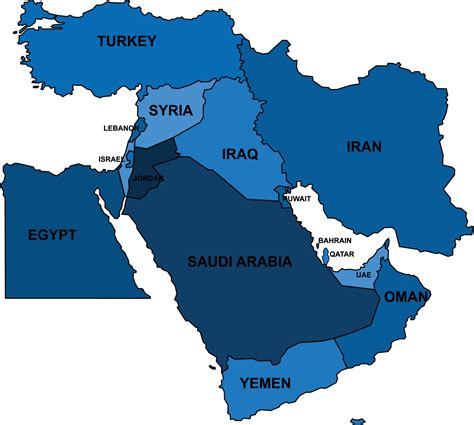 map of middle east bahrain 4