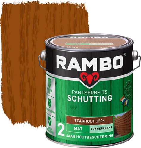 Rambo Pantserbeits Schutting Mat Transparant Goede Dekking Kleur