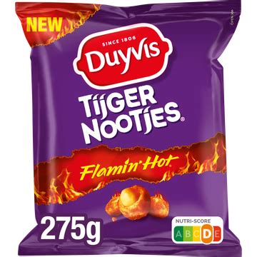 Duyvis Tijgernootjes Flamin Hot Pinda Noten 275 Gr Bestellen Jumbo