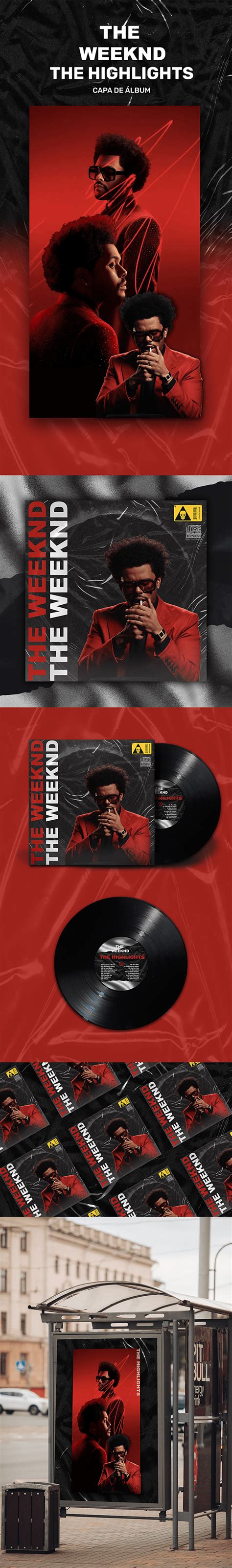 Redesign De Capa De Lbum The Weeknd Behance