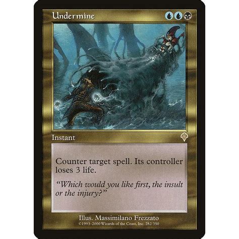 Mtg 金英語版 《蝕みundermine》インベイジョン Inv Inven282ツクモヤ ヤフー店 通販 Yahooショッピング