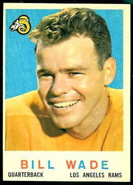 1959 Topps Football Card #110: Bill Wade