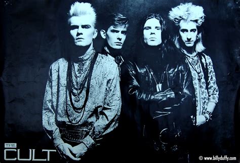 The Cult Band Poster 1986 Billy Duffy