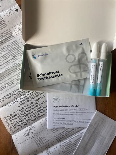 2x Darmkrebs Vorsorge Selbsttest Einfacher Darmkrebs Test für Zuhause