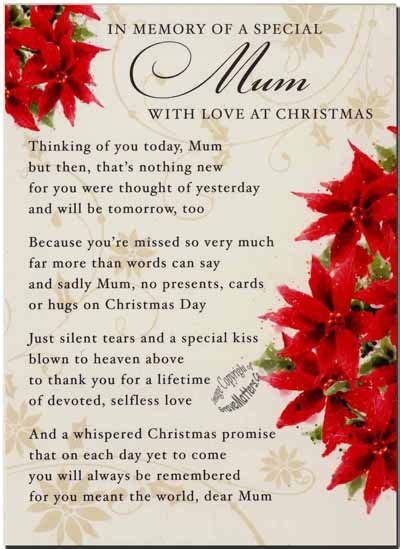 23 Best Christmas Poems For A Loved Ones Who Have Passed Images On