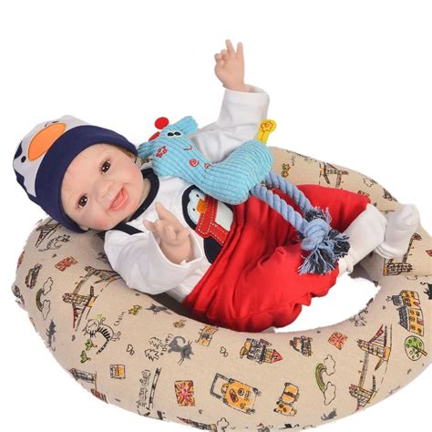 Настоящий Ребенок реборн куклы Bebe boy rebon 55 см Силиконовая ...